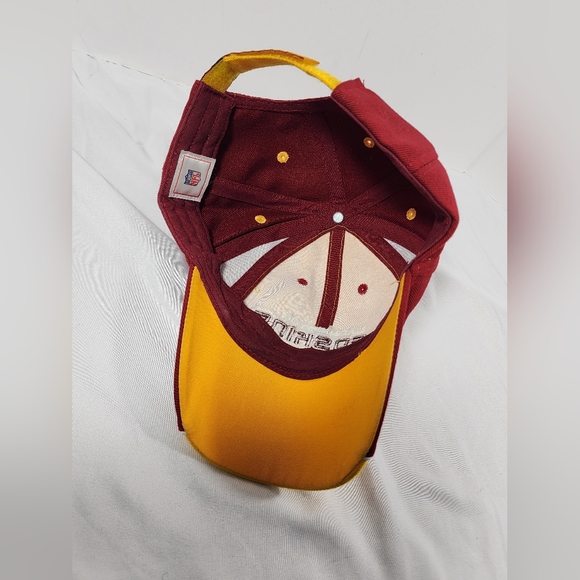 Washington Redskins Double Logo NFL Adult Hat Cap Adjustable Hook & Loop - Picture 4 of 7